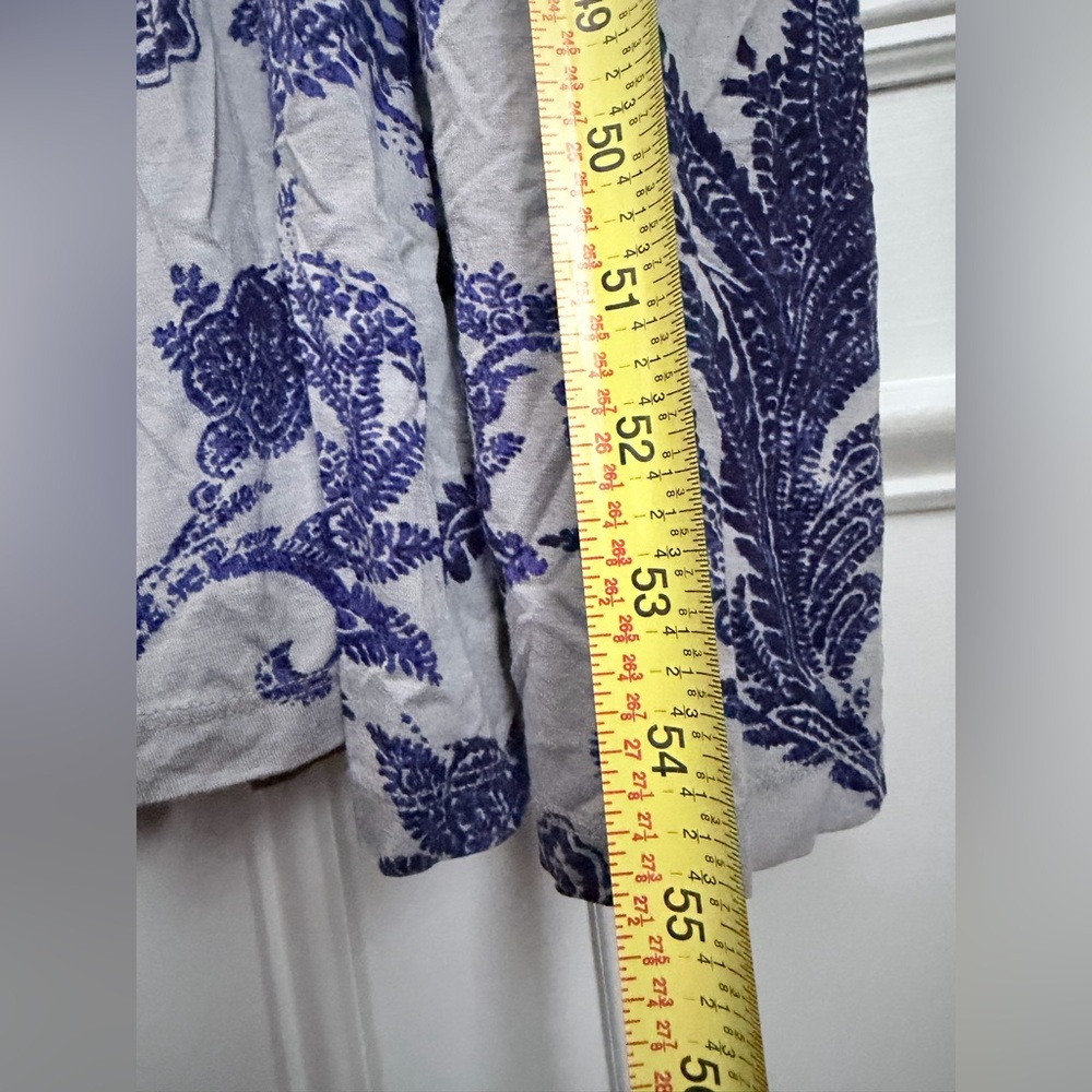 Seraphine Maternity Dress Ophelia Paisley Blue Knot Front Maxi 8 - Picture 6 of 6